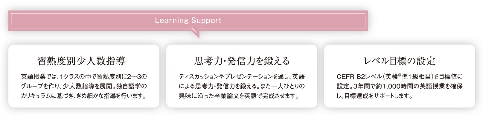 Learning Support